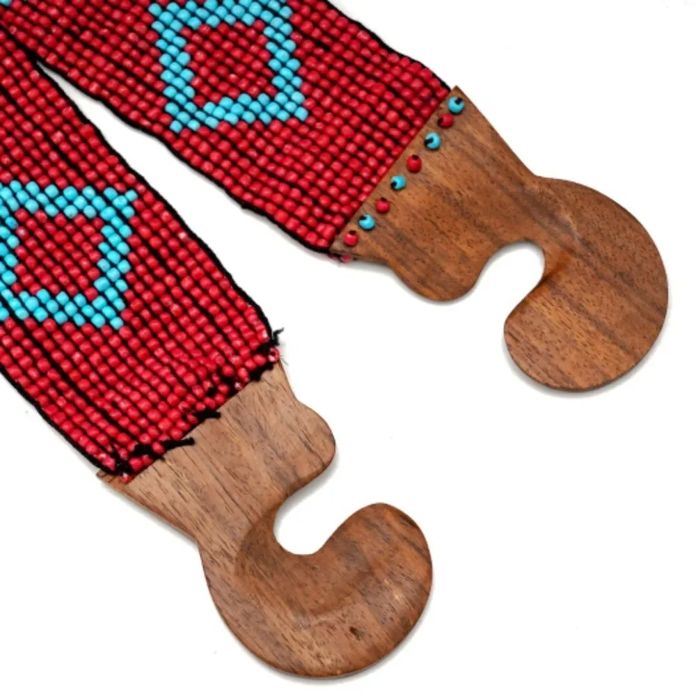 Handmade Red Southwestern Style Belt
